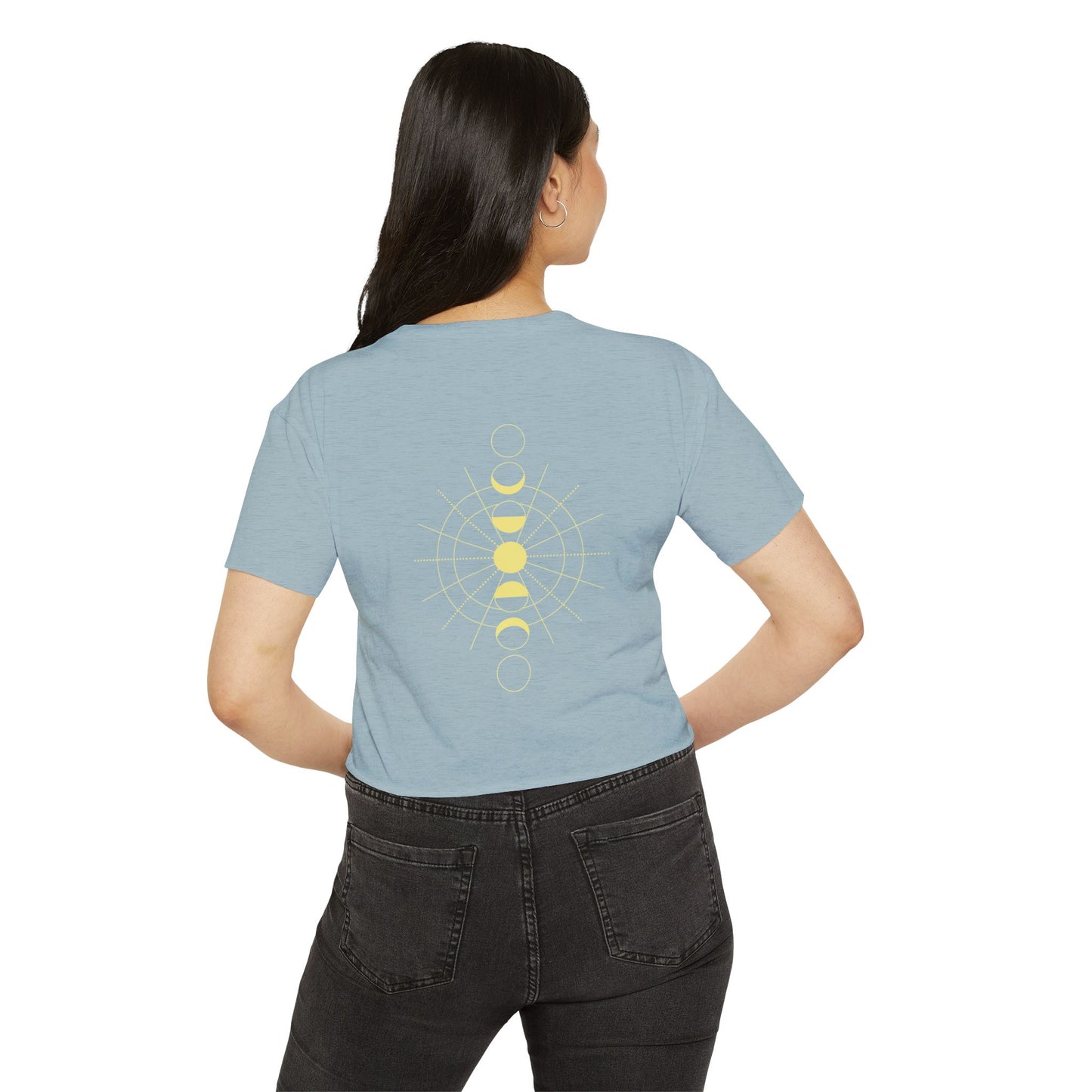 Celestial Sun & Moon Crop Top