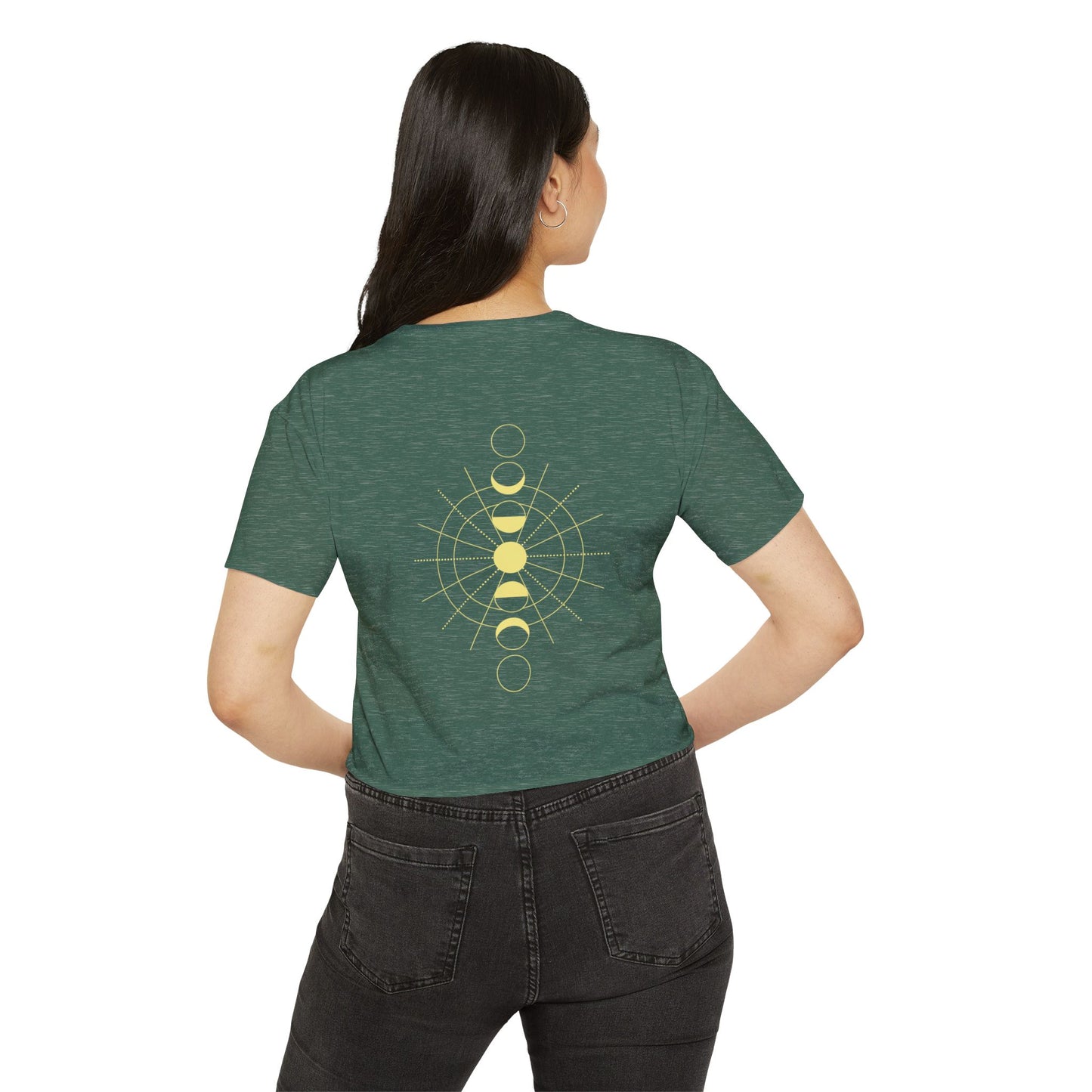 Celestial Sun & Moon Crop Top