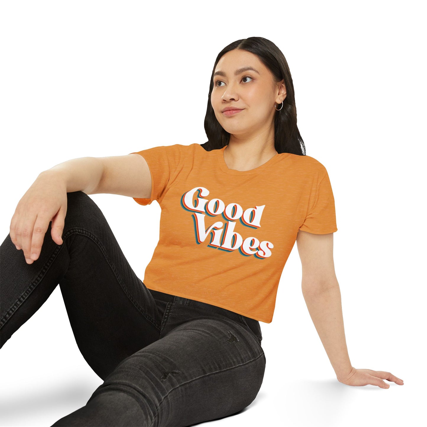 Good Vibes Women's Festival Crop Top