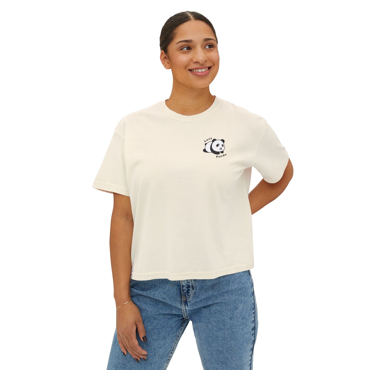 Lazy Panda - Women's Boxy Tee