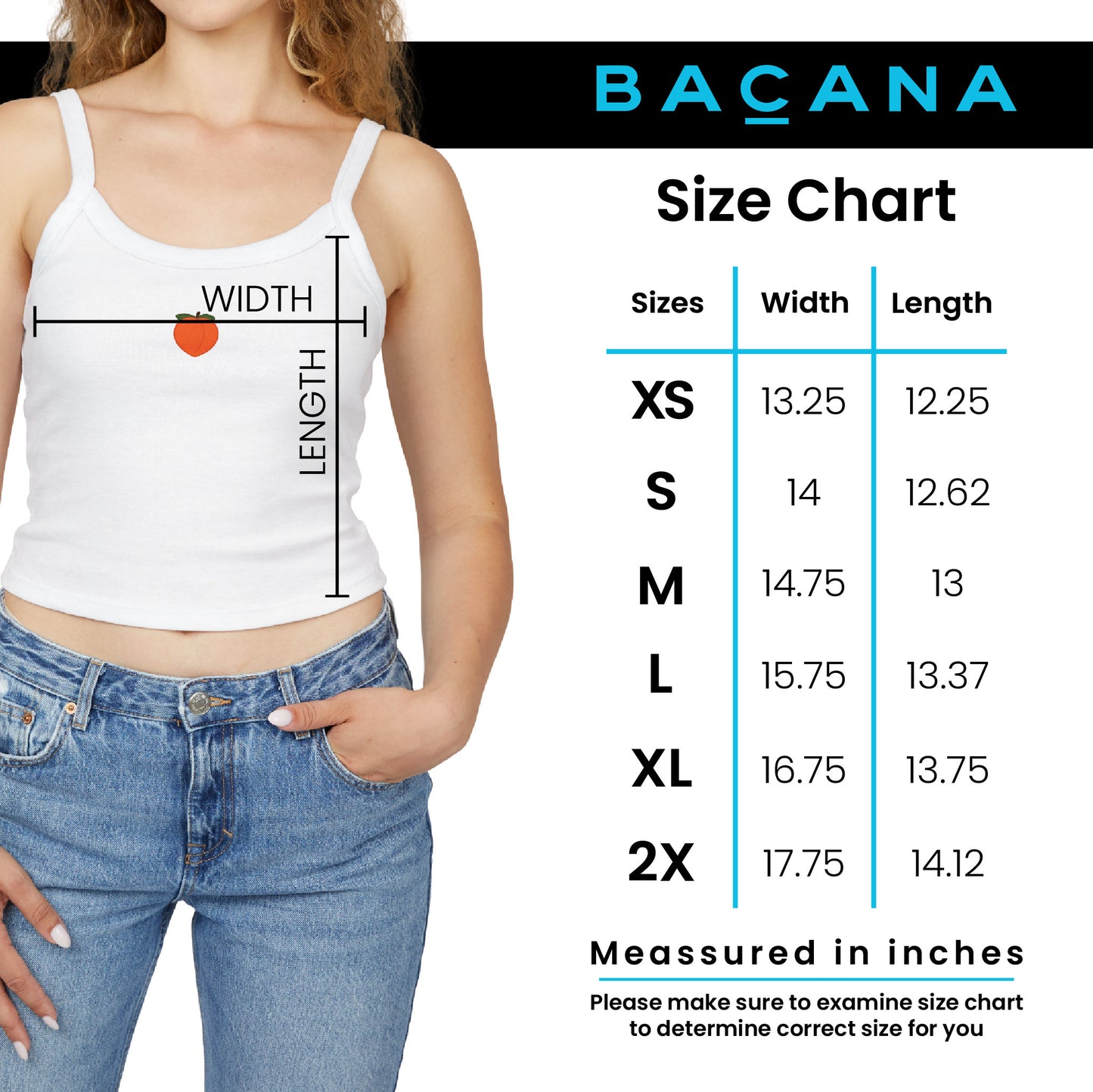 'Just Peachy' - Strap Tank Top