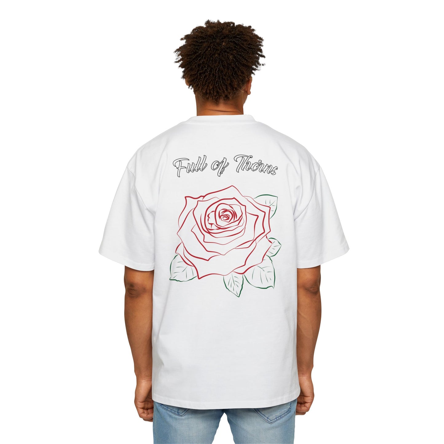 Thorned Rose - Men's Oversized  Tee
