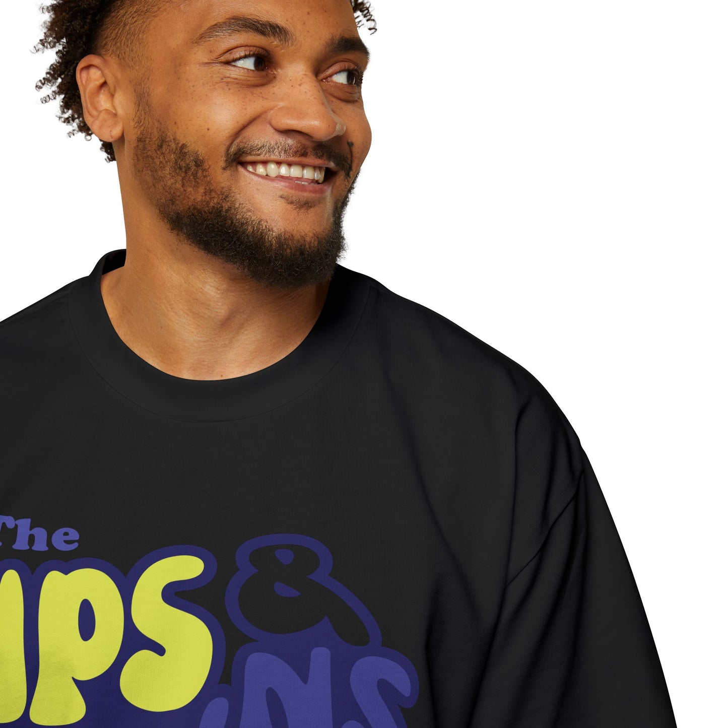 The Ups & Downs of life - Men's Heavy Oversized Tee