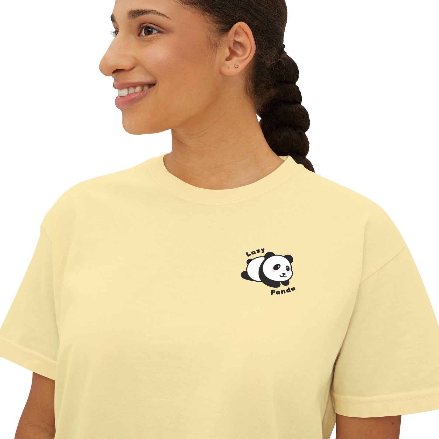 Lazy Panda - Women's Boxy Tee