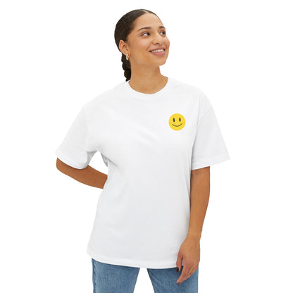 Smile Through It - Oversized Boxy Tee