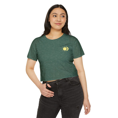 Celestial Sun & Moon Crop Top