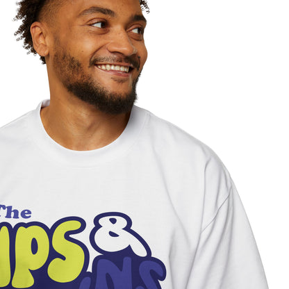 The Ups & Downs of life - Men's Heavy Oversized Tee