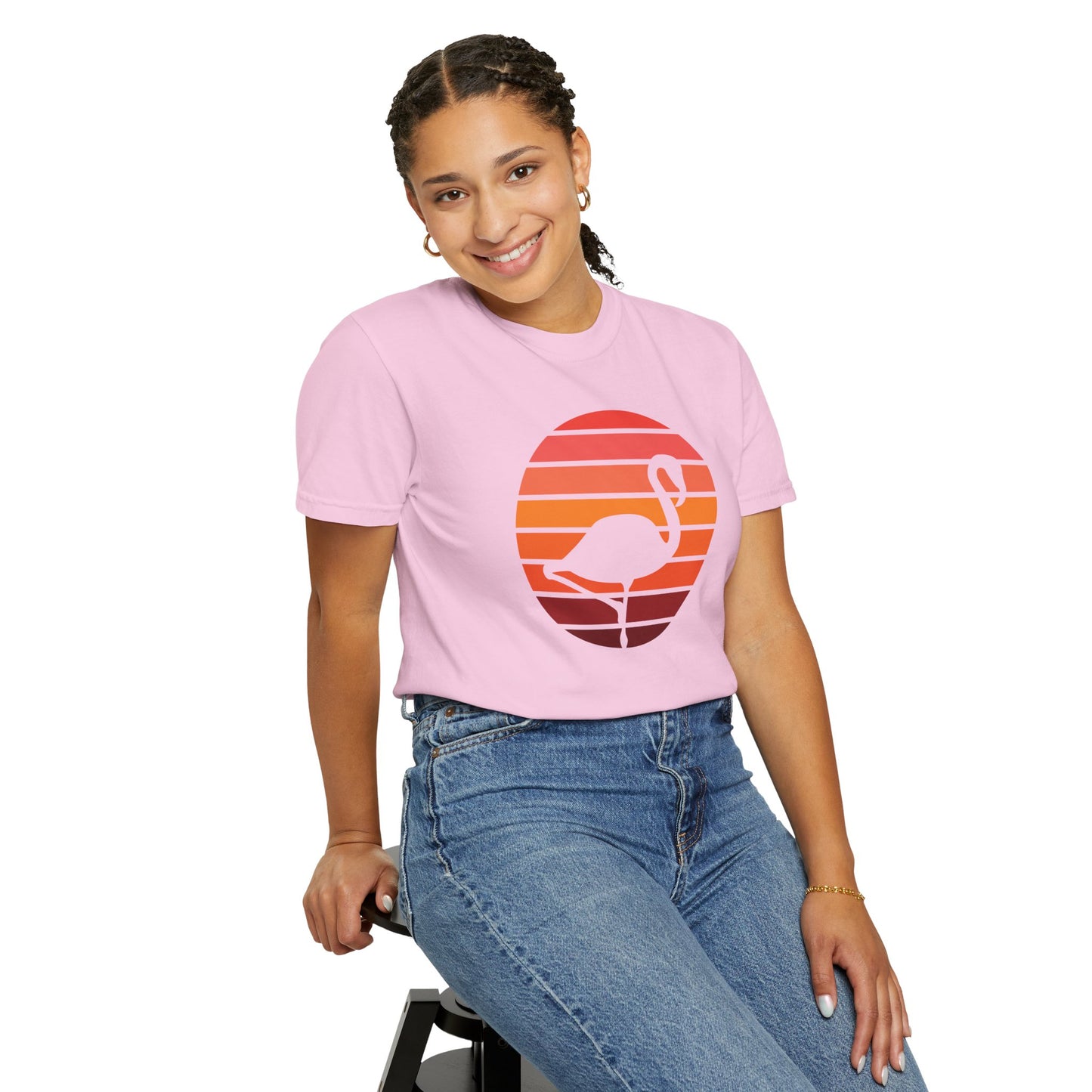 Sunset Flamingo Unisex T-Shirt