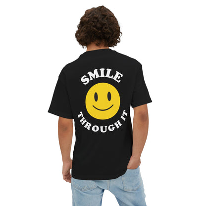 Smile Through It - Oversized Boxy Tee
