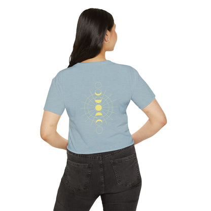 Celestial Sun & Moon Crop Top