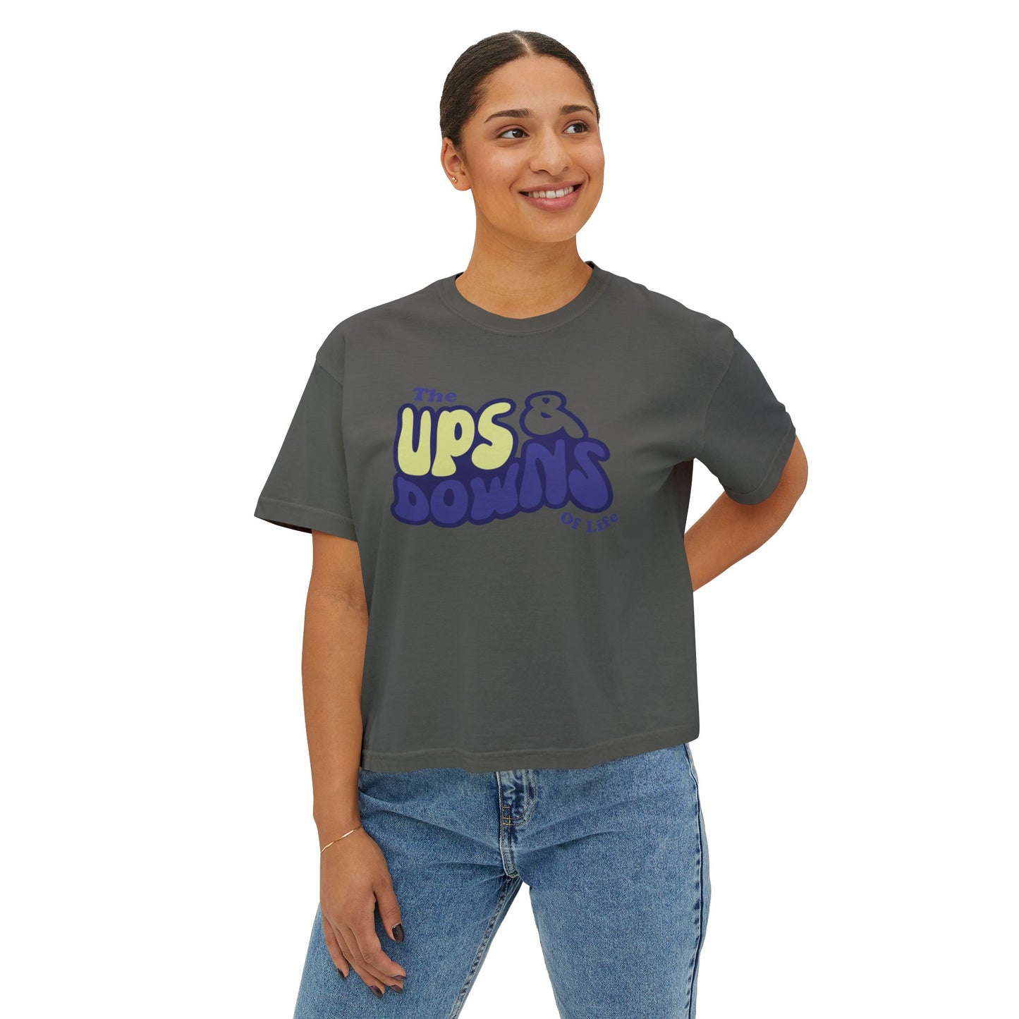 Ups & Downs of Life - Women's Boxy Tee