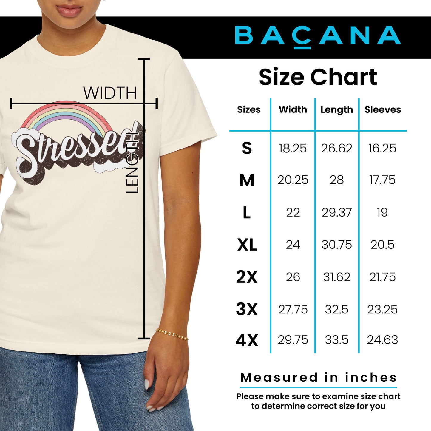 Vintage 'Stressed' - Garment-Dyed T-Shirt
