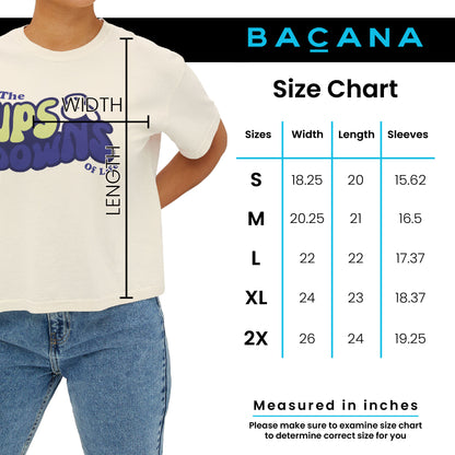 Ups & Downs of Life - Women's Boxy Tee
